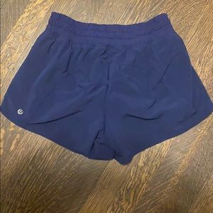 Navy blue lulu lemon shorts